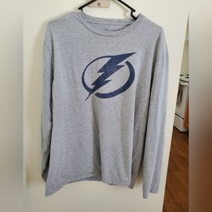 Fanatics Gray Large Men's Long Sleeve T-shirt